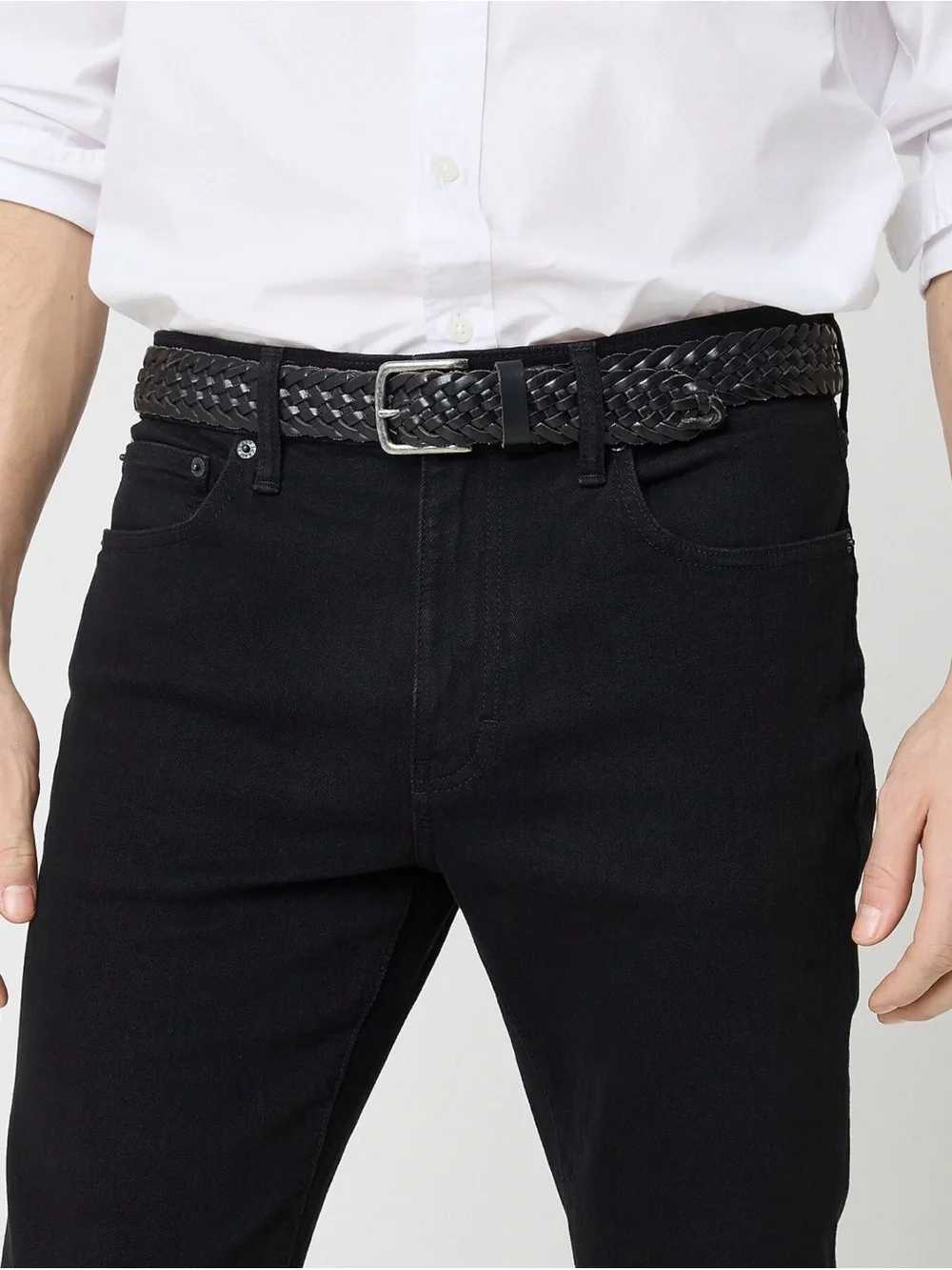 J.Crew Straight-fit jean in in‎ signature flex Dark Shadow Black Men’s 30x32 NWT